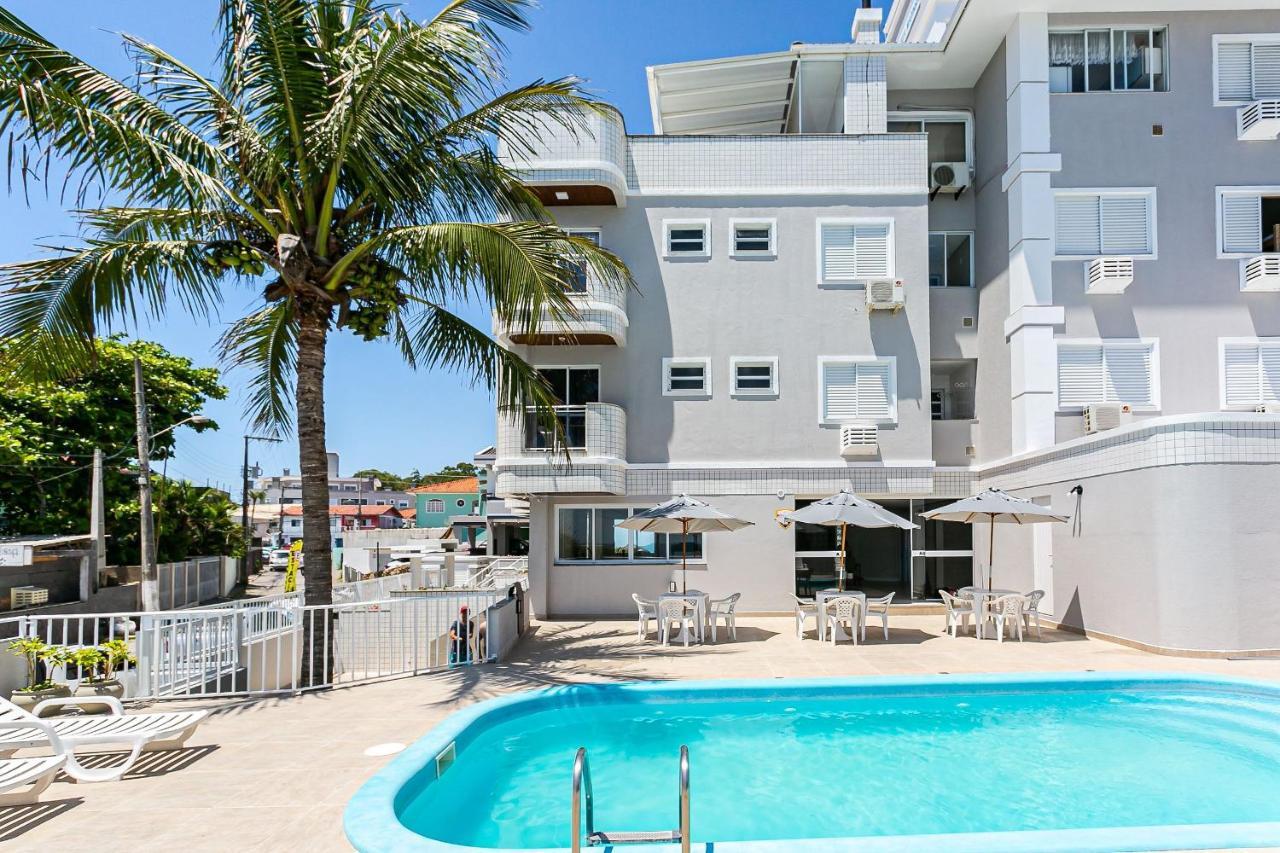 Predio Com Apartamentos Completos, Com Piscina E A Passos Da Praia - Agua Marinha フロリアノポリス エクステリア 写真