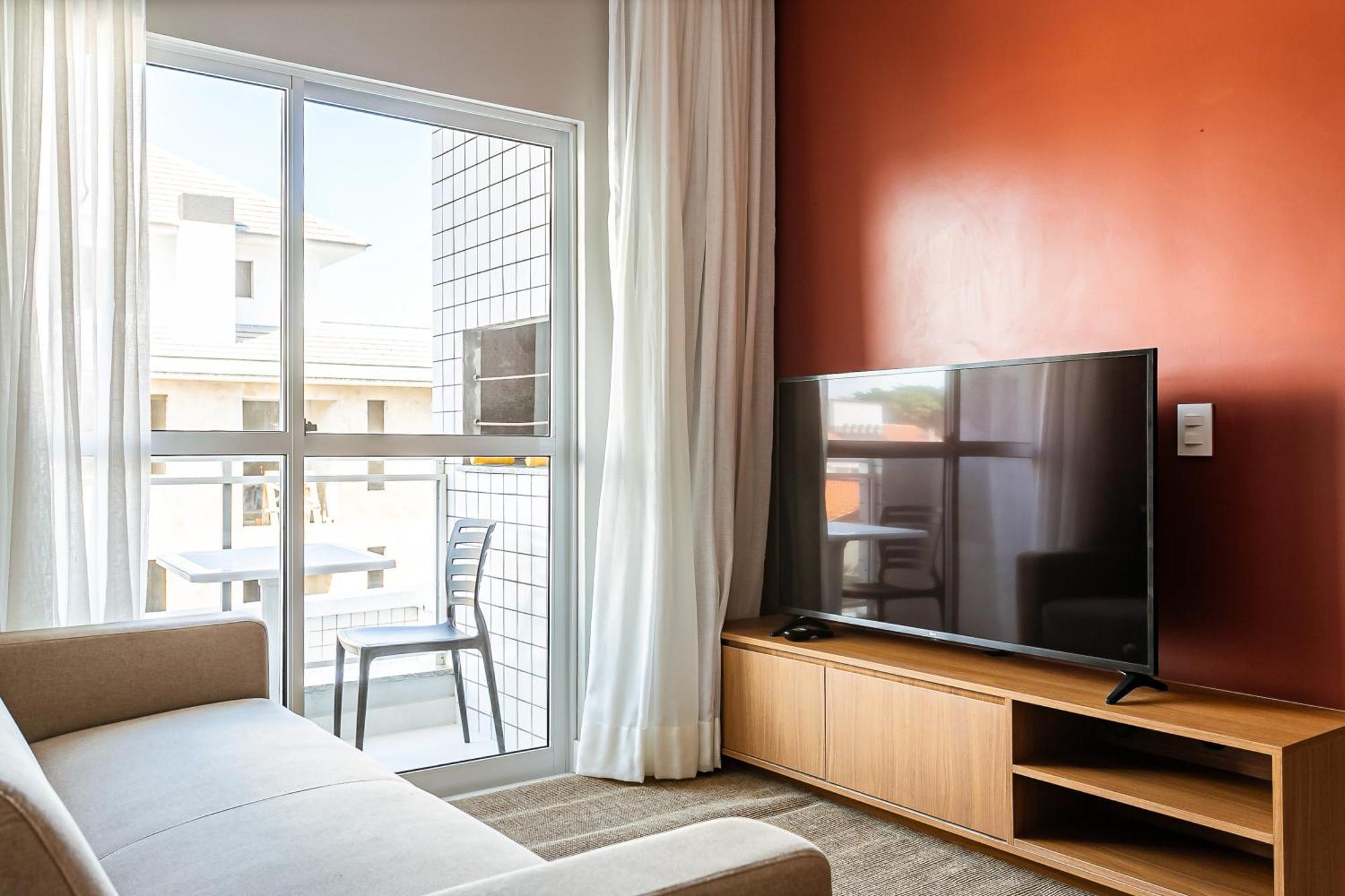 Predio Com Apartamentos Completos, Com Piscina E A Passos Da Praia - Agua Marinha フロリアノポリス エクステリア 写真